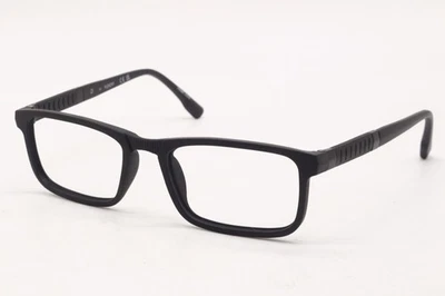 NUEVAS GAFAS FLEXON E1117 INSERCIÓN FRÍA NEGRAS AUTÉNTICAS MONTURAS DE DISEÑO 51-18 Foto 1 de 4