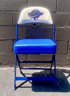 Serie Mundial 1993 Boxx Seat Clarin silla plegable MLB Toronto Blue Jays Phillies Foto 1 de 4