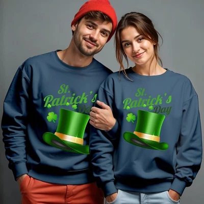 Hombres y Mujeres Lucky Charm Divertido Día de San Patricio Sudadera Jumper... - Imagen 1 de 4