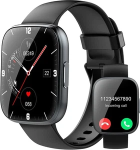 Smart Watch Fitness Tracker with Dial Calls Speaker 1.95" TFT-Touch Screen Heart - Photo 1 sur 23