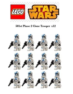 LEGO Star Wars Fase 2 501st Legion Clone Trooper 12 Minifiguras 75378 Army Builder - Imagen 1 de 1