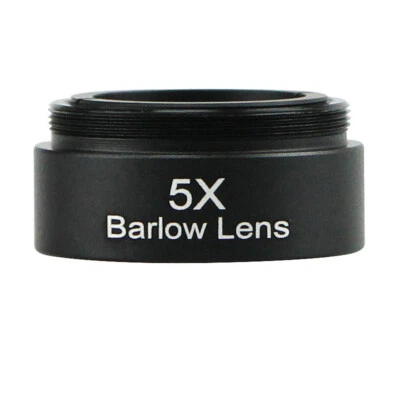 5X Barlow Lens 1.25inch Eyepiece Extender M28.5*0.6 for Astronomical Telescope - Image 1 of 4