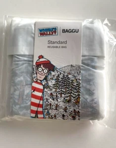 BAGGU Standard Where's Wally Where's Waldo Ski Snow Mountain Reusable Eco Bag - Picture 1 of 9