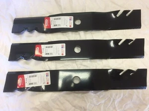 Set/3 Gator Blades for John Deere 48" Mowers Replace M115495,M135589 325,345,425 - Picture 1 of 2