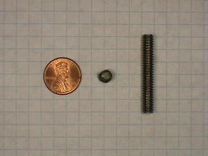 CONTINUOUS THREADED STUD #(1/4" - 20) x 1-1/2" STEEL, UNPLATED - Picture 1 of 1