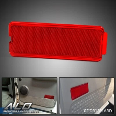 Fit For 1999-2007 Ford Super Duty F250 F350 F450 F550 Door Reflector Panel Red Foto 1 de 4