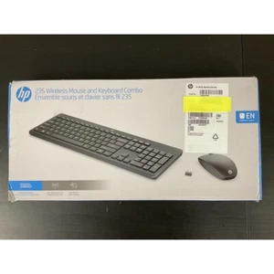 HP 235 Wireless Keyboard and Mouse Combo – Quiet, Sleek, Durable (Used) - Picture 1 of 4