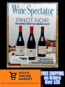 Wine Spectator Magazine SEPT 30,2021 Pinot Noir Treasures from the Sonoma Coast - Picture 1 of 22
