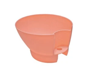 Pink Water Bottle SNACK BOWL Fits Over Your Mug, Hole For Straw 3"High x 5"Wide - Picture 1 of 4