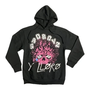 Sad Boyz x Junior H Y LLORO Hoodie Sweatshirt Black DS NWOT Graphic S🔥🔥 - Picture 1 of 4