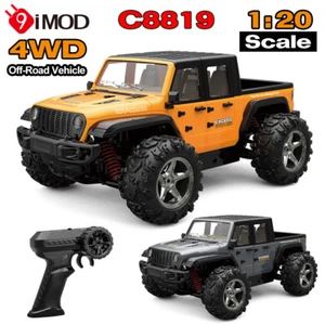 Camion radiocomandato 1/20 2.4G veicolo da arrampicata fuoristrada pick-up ad alta velocità veicolo RTR auto - Foto 1 di 23