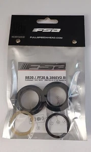 FSA Bottom Bracket Adapters for FSA MegaExo crank to BB386EVO 200-3208 EE096 NEW - Picture 1 of 2