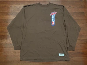 NUEVA CAMISETA VINTAGE AÑOS 90 FUBU L/S PARA HOMBRE XL MARRÓN COLECCIÓN DEPORTIVA TODO CLIMA e - Imagen 1 de 8