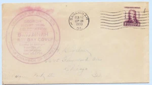 US 1933 Event Cover for Gen. Oglethorpe Savannah Georgia #724 - Picture 1 of 1