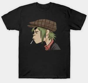 Gorillaz T-shirt Adult Small-3XL XXXL Black Fan Art - Picture 1 of 2