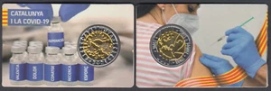 Catalunya Cartera 2 € Euros en prueba 2021 Catalunya i la Covid-19 - Imagen 1 de 1