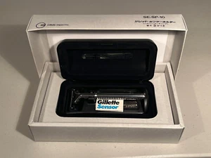 Vintage Gillette 1990s Special Edition Silver-Plated Sensor Razor Set - Imagen 1 de 2