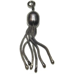 Colgantes vintage de plata de ley 925 con borla colgante - Imagen 1 de 1