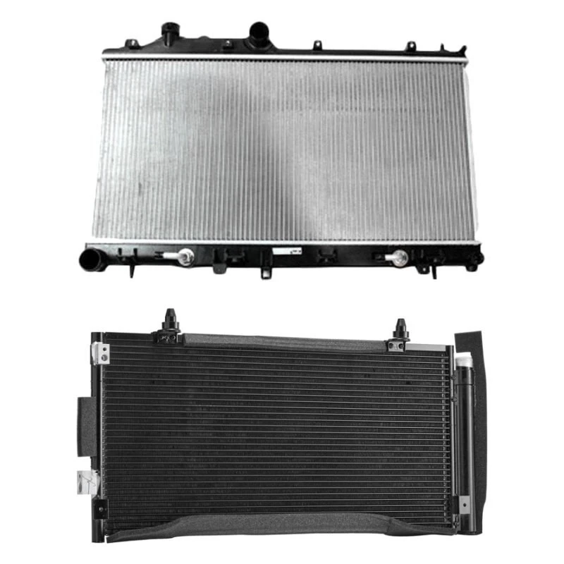 For Subaru Forester 2009-2013 TYC BNDL-474814 Radiator & Condenser Kit Foto 1 de 1