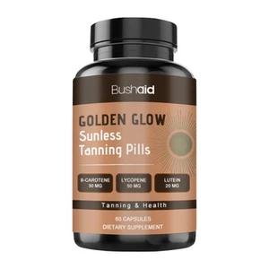 3 botellas de cápsulas de vitaminas bronceadoras-bronceado sin sol-píldoras bronceadoras brillantes doradas - Imagen 1 de 12