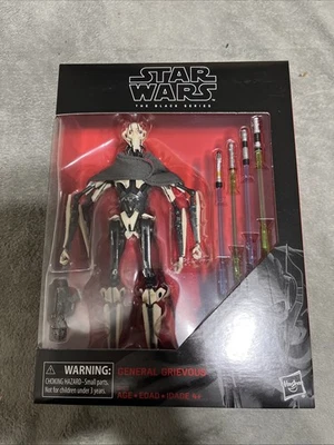 "Figura Hasbro Deluxe D1 Star Wars Black Series General Grievous 6""" Foto 1 de 4