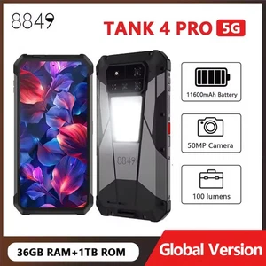 8849 Tank 4 Pro 5G Proyector Teléfono Resistente 6.73'' 3K AMOLED 120W 11600mAh Global - Imagen 1 de 13