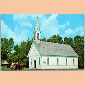 Postal Antigua Iglesia de San José Parke County Indiana - Imagen 1 de 4