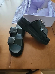 Sandalias de plataforma para mujer Madden Girl Mythical negras talla 7,5 - Imagen 1 de 7