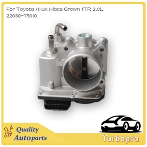 Throttle Body 22030-75010 22030-0C010 For Toyota Hilux Hiace Crown 1TR 2.0L - Picture 1 of 5