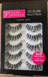 Salon Perfect Go Glam Multipack Wimpern, 614 schwarz, 5 Paar - Bild 1 von 2
