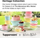 RARE TUPPERWARE Heritage Collection Food Storage Container Set in Vintage Colors