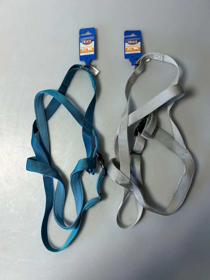 Trixie Experience Norweger-Geschirr XL 78-100cm Blau und Grau - Bild 1 von 1