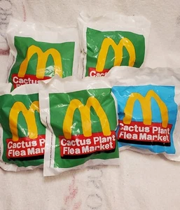 JUGUETES HAPPY FOOD PARA ADULTOS SIN ABRIR lote de 5 McDonalds x Mercado de pulgas de plantas de cactus - Imagen 1 de 4