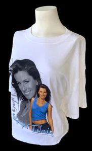 Vintage Amboss Shania Twain 2003 UP! Tour Konzert weißes kurzärmeliges Shirt XL - Bild 1 von 3