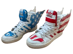 Adidas Jeremy Scott Wings 2.0 US FLAG Stars and Stripes sneakers JS shoes V24619 - Picture 1 of 19