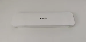Bracelet sport blanc Apple Watch S/M M/L petit grand authentique OEM - Photo 1/2