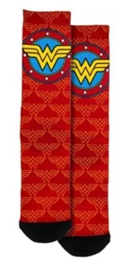 Spoontiques Wonder Woman Logo Crew Socks NIP - Picture 1 of 1