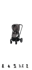 Cybex Platinum Priam Frame and Seat Complete Stroller, Manhattan Grey Brand New - Picture 1 of 1