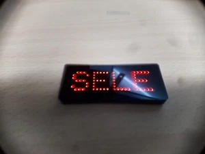 2 x Custom Digital LED Name Tag Badge Night Stag Do Rave Festival Birthday Party - Picture 1 of 14