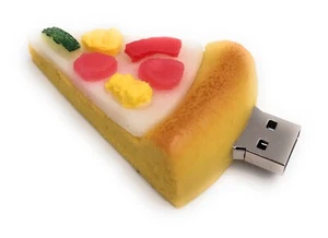 Pizza Piece Fast Food Kitchen Essen Funny USB Stick Div HD - Picture 1 of 29