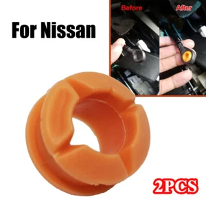 2Pcs For Nissan Xterra Shift Cable Repair Kit Bushing Grommet Gearbox End Clips - Picture 1 of 7