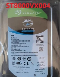 NEW Seagate SkyHawk Surveillance ST8000VX004 8TB SATA 6.0GB/s 256MB Hard Drive - Picture 1 of 4