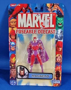 NIB 2000 Toy Biz X-Men Classics Magneto Die-Cast Poseable Mini Figure Marvel - Picture 1 of 2