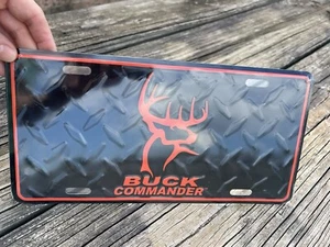 Buck Commander Diamante Placa Coche Camión Etiqueta Pato Dinastía Ciervos Caza - Imagen 1 de 2