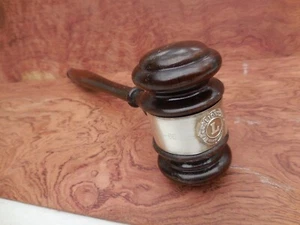 Lions International A.N.B.1965-66 Vintage Wooden Gavel Gadge#B - Picture 1 of 8