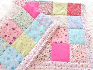 Patchwork Quilt Kit Complete Quilting Set Wadding Fabrics Instructions Included!