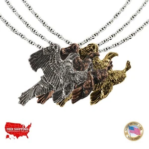 Collar y Colgante Creative Pewter Designs Águila Voladora Calva, B051PEN - Imagen 1 de 5