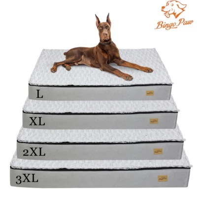 Orthopädisches Hundebett XXL Hundesofa Wasserdicht Hundematratze Waschbar Grau - Bild 1 von 4