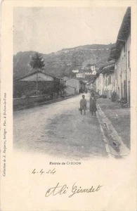 CPA 01 ENTREE DE CERDON (dos non divisé) - Imagen 1 de 1