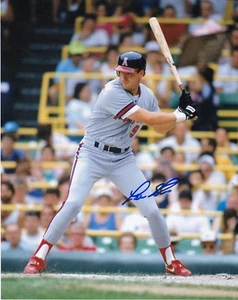 LEE STEVENS CALIFORNIA ANGELS ACTION SIGNED 8x10 - Picture 1 of 1